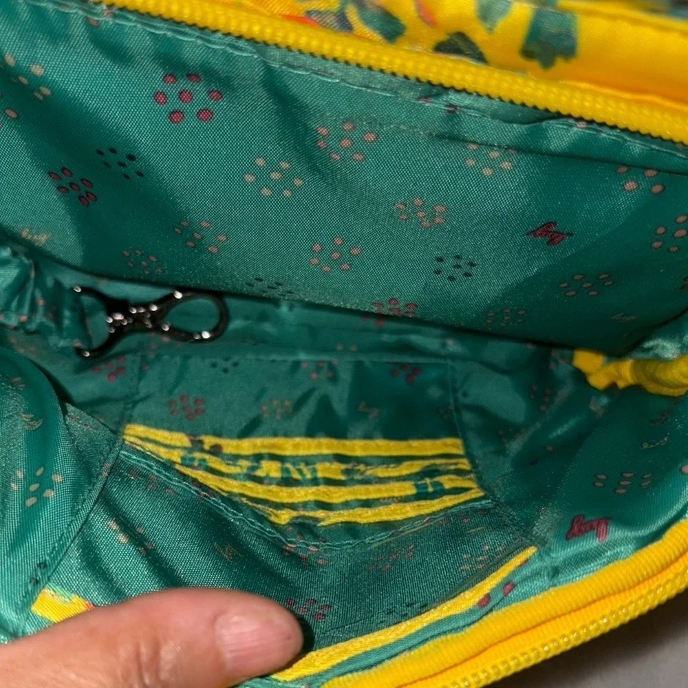 BNWOT Yellow Floral Quilted Ranger Crossbody Bag by LUG